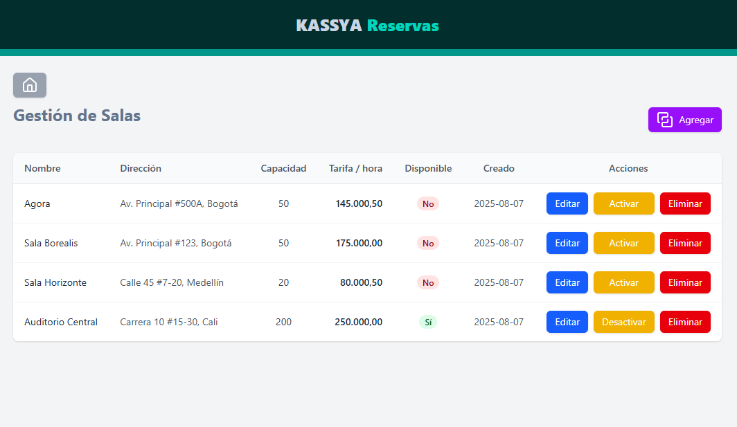 Event Room Booking Manager - API